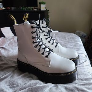 White Dr Martens | Jadons | Size 10